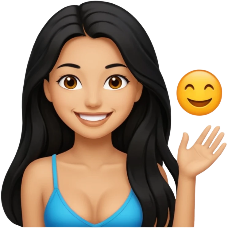 Sexy girl showing her ass emoji