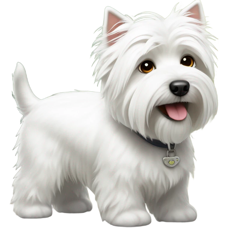 Cute westi emoji