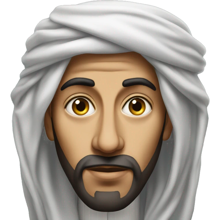 photorealistic  Faisal King of Saudi Arabia serious emoji