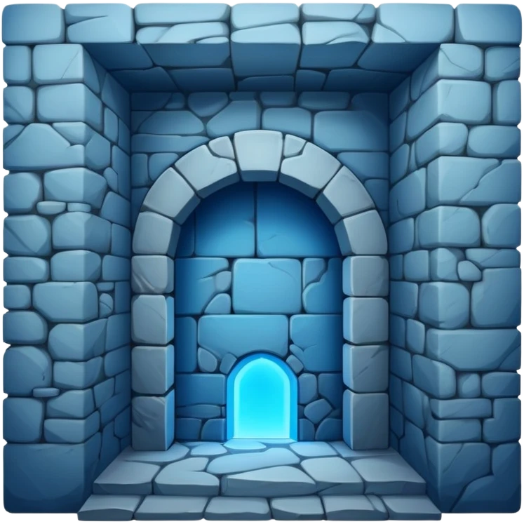 a blue glow secret room emoji