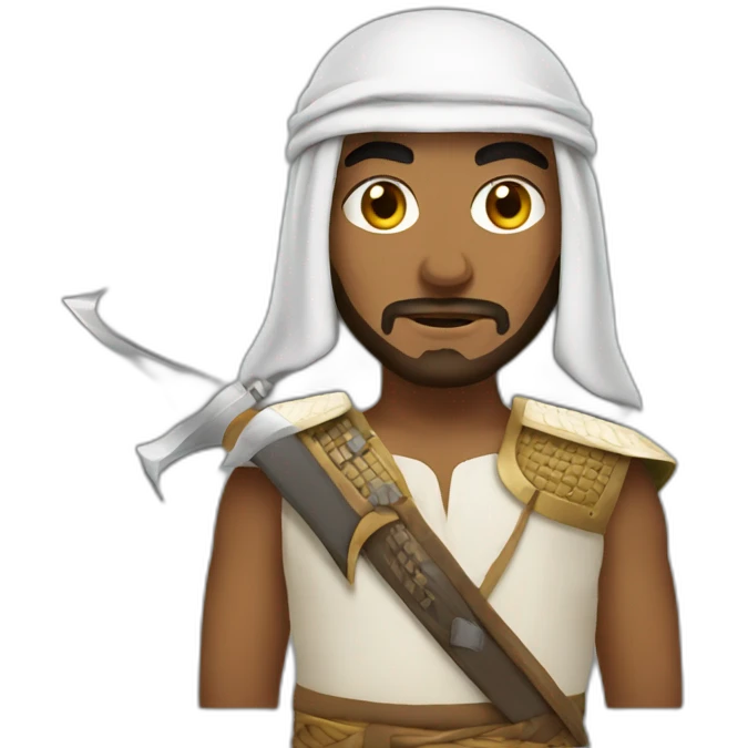 Arab warrior emoji