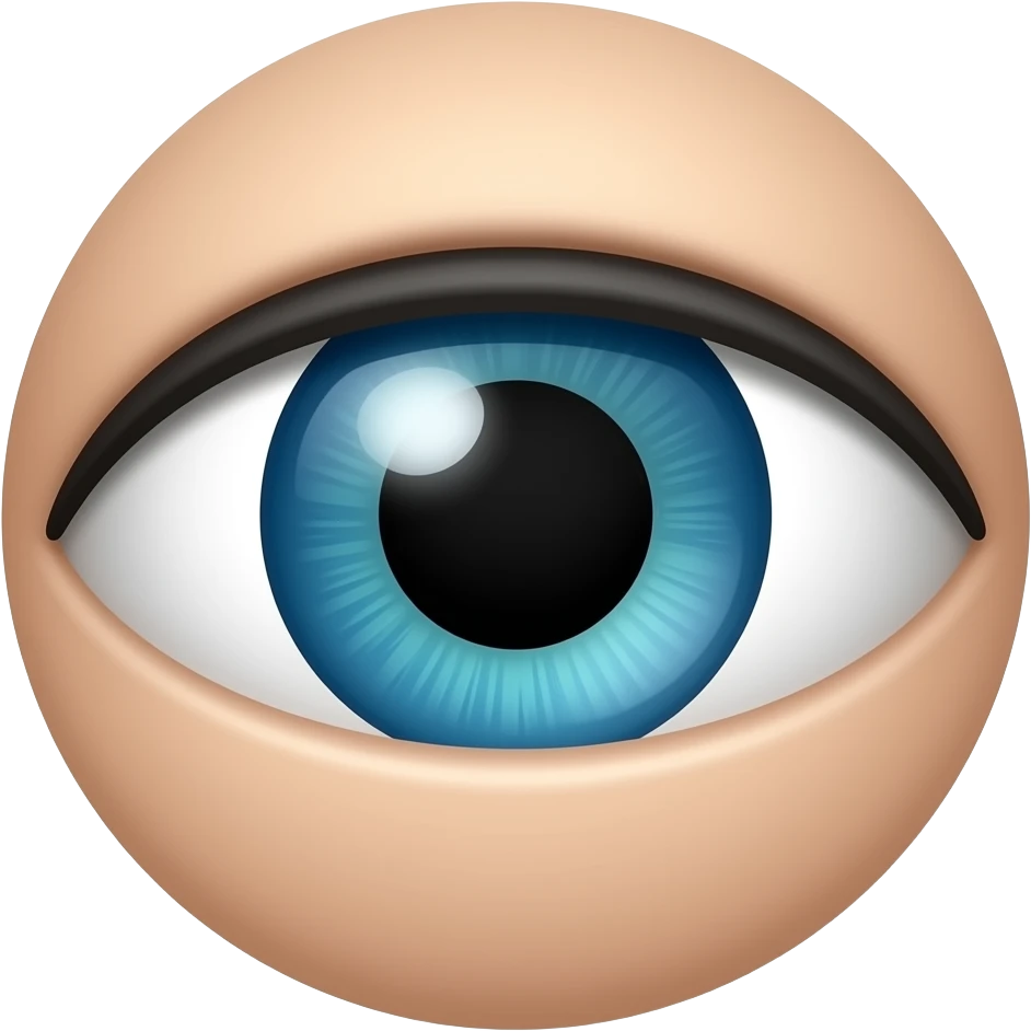 Dangerous eyes emoji