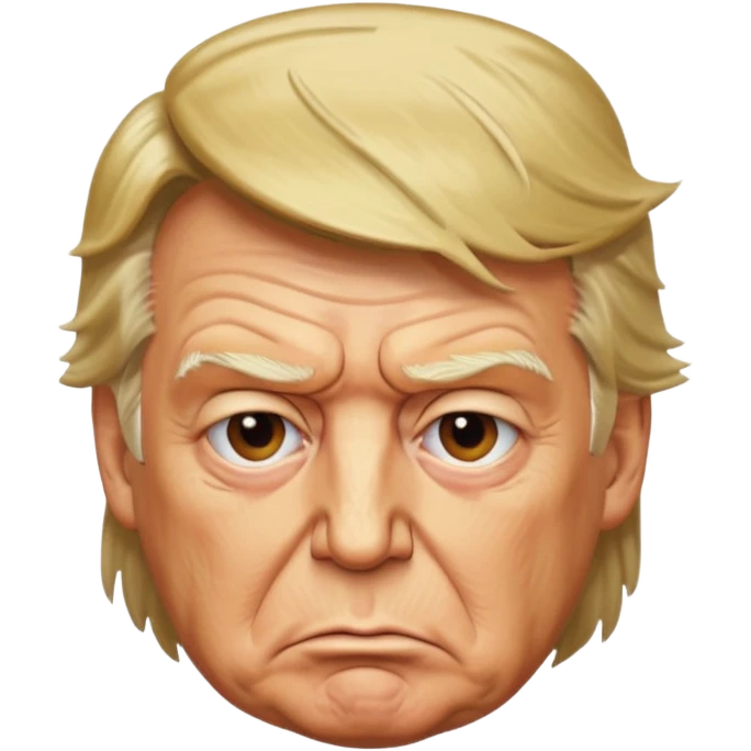 Trump but ugly emoji