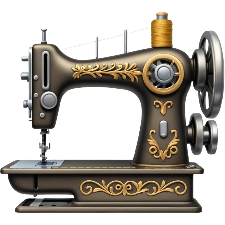 Maquina de coser emoji