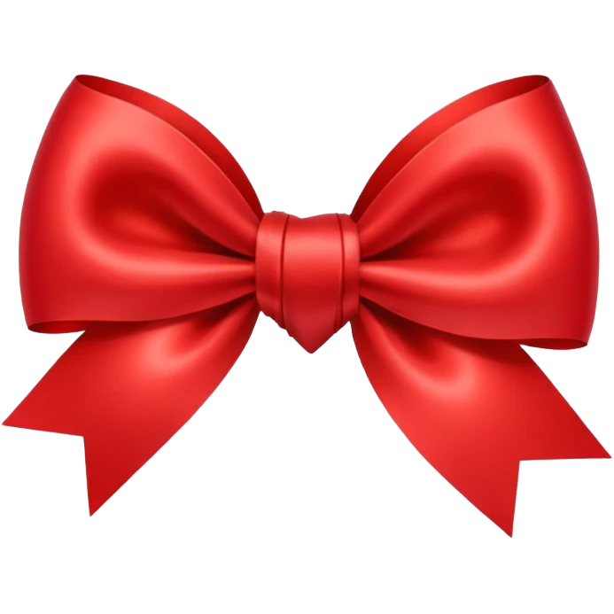 Heart bow emoji