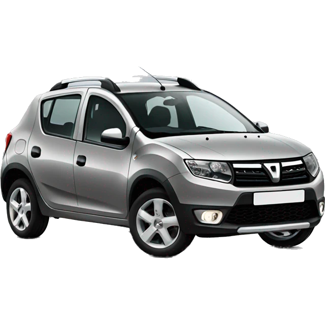 Dacia Sandero in grau emoji