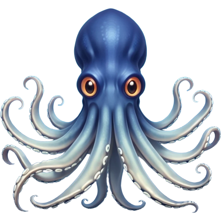 Giant Squid – Huge squid with long curling arms emoji