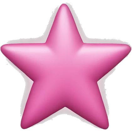 Three small pink , five-pointed stars grouped together. The stars have a slightly elongated shape, giving them a twinkling effect. They vary in size, with the largest star in the center and two smaller stars on either side.  emoji