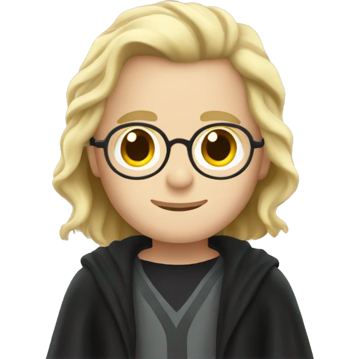 Harry Potter with blonde hair  emoji