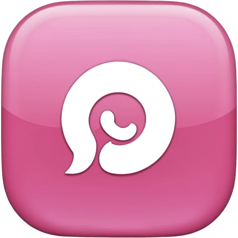 pink pintrest p logo emoji