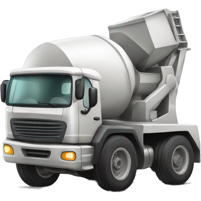 Concrete mixer emoji