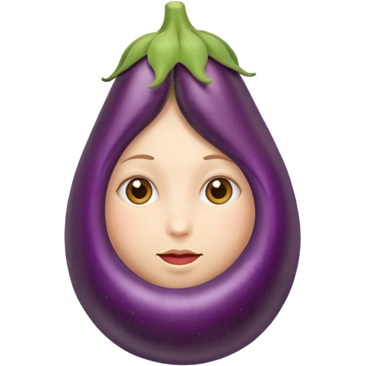 Eggplant shoved into vagina emoji