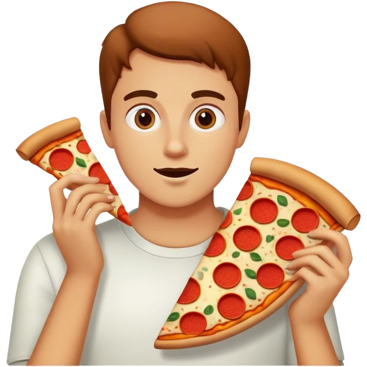 designer eat pizza emoji