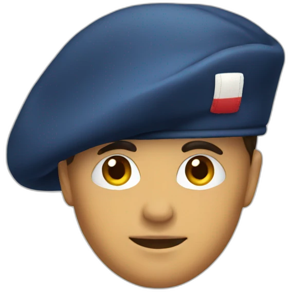 French-beret emoji