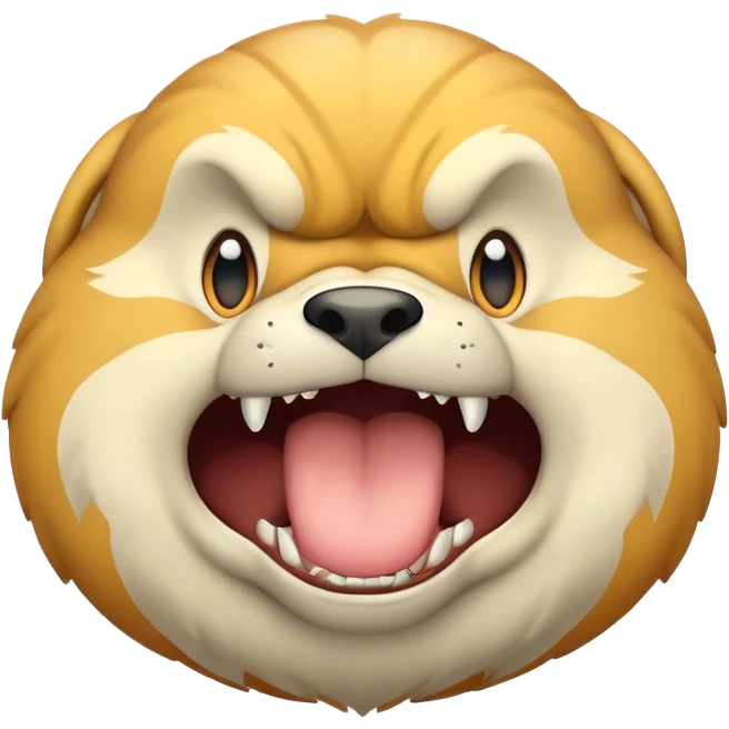 Growling belly emoji