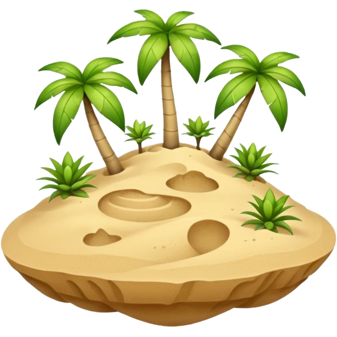 sand flying island emoji