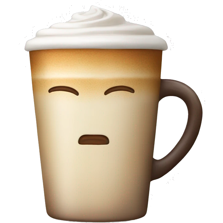 Latte coffee emoji
