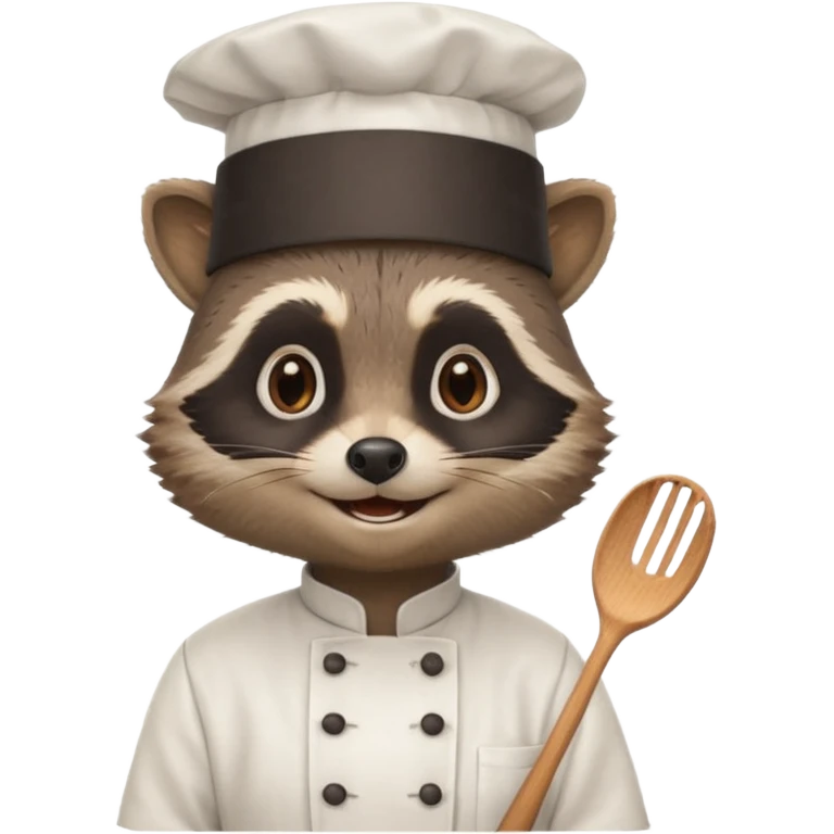 Chef raccoon emoji