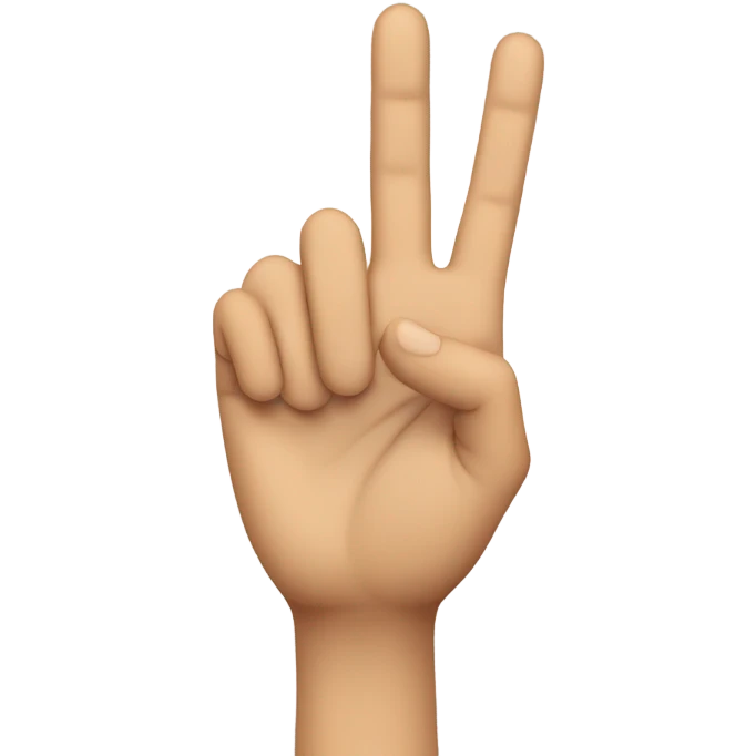 the Okay hand symbol, but the fingers are facing forward  emoji