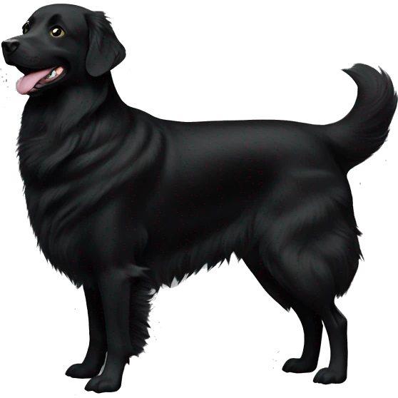 duck tolling retriever all black emoji