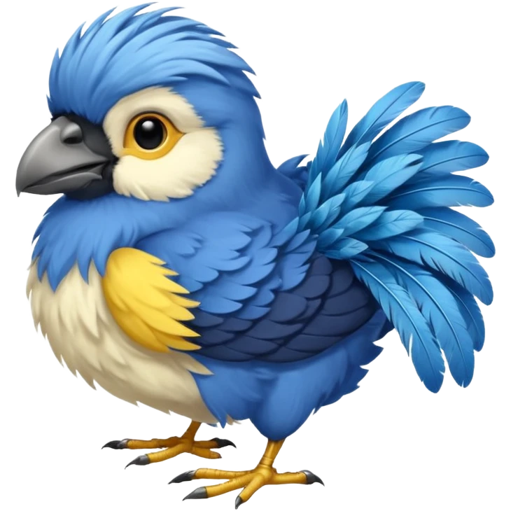 Cyanistes caeruleus emoji