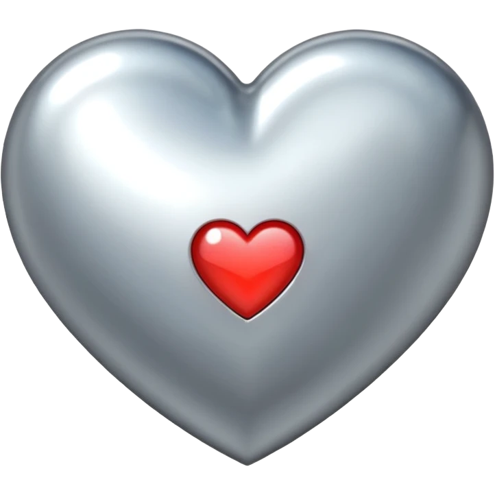heart with a mirror effect emoji