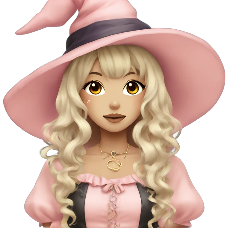 hime gyaru girl witch emoji