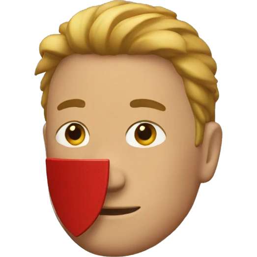 red shield twemoji emoji