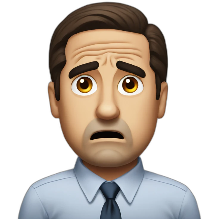michael scott angry emoji