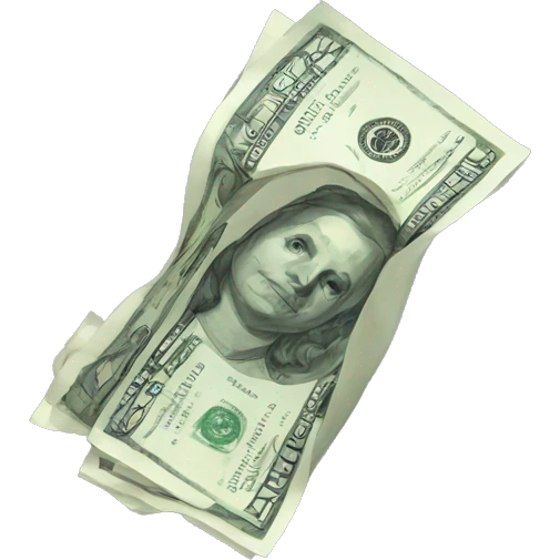 Generate a wad of bills emoji