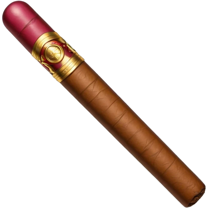 A luxury cigar emoji made of silver chrome, smooth metallic texture, minimal shape, glossy reflections, rich swag aesthetic, iOS emoji style, centered, clean white background emoji