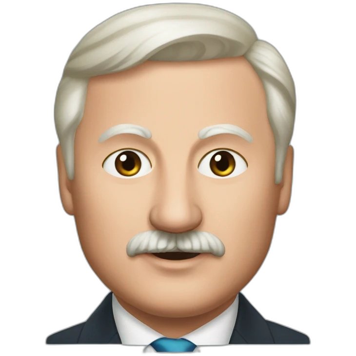 Alexander Lukashenko with an iPhone in his hands emoji