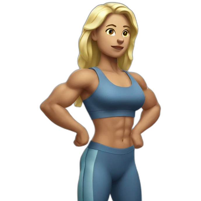 zinc muscle woman emoji