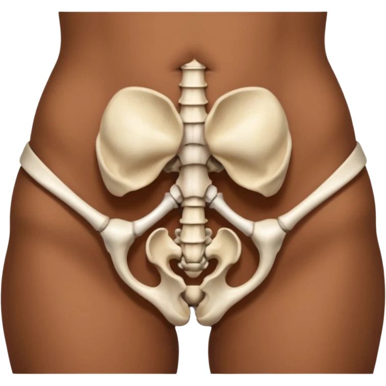 Human woman Pelvic bone emoji