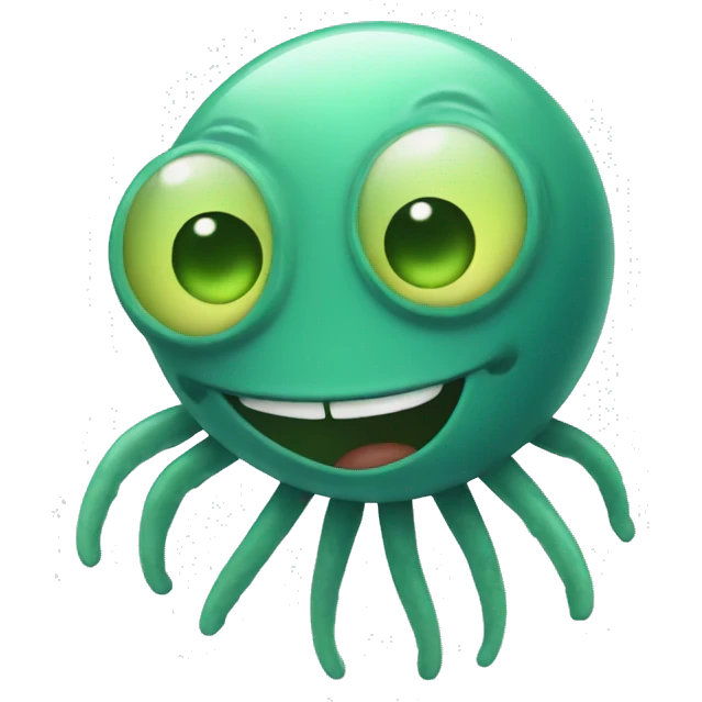Plankton smiling  emoji