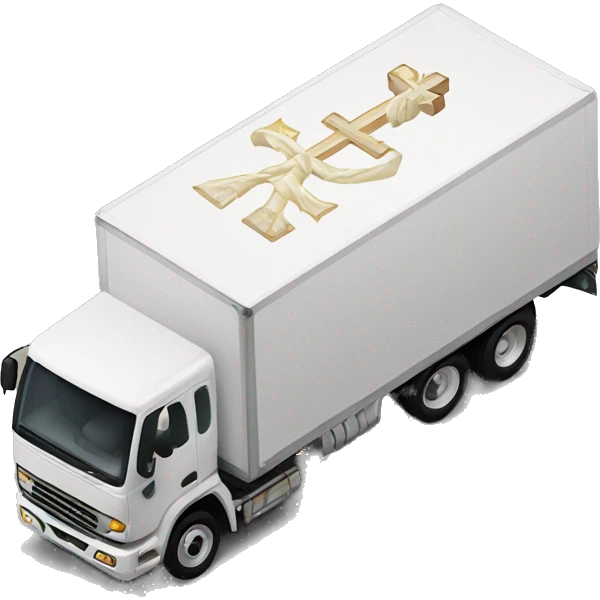 Christianity large truck emoji
