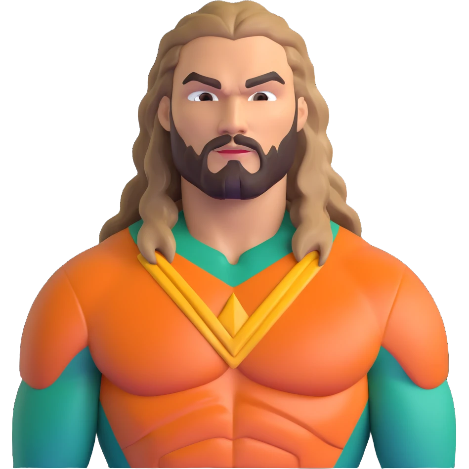 Jason Momoa as Aquaman emoji