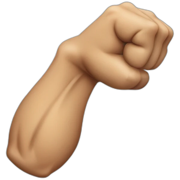 flexing arm emoji
