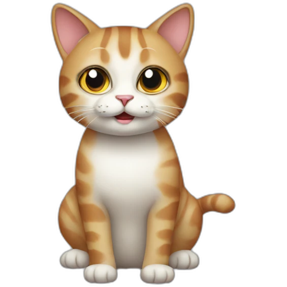 Funny cat  emoji