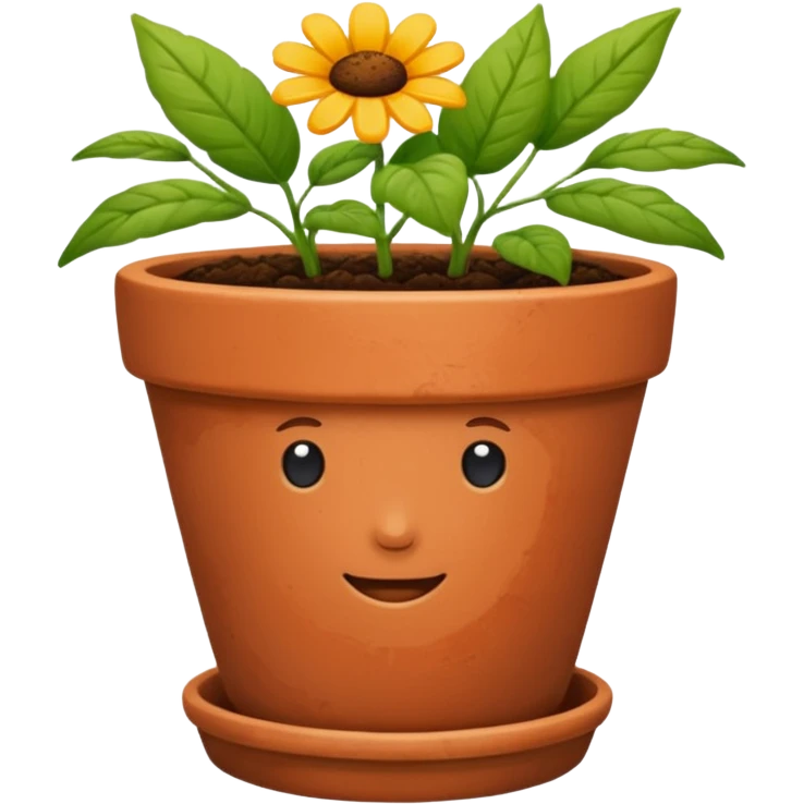 flower pot emoji