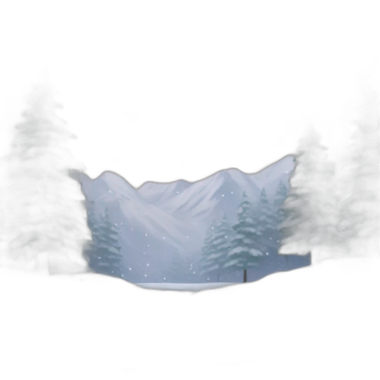 Snowfall emoji