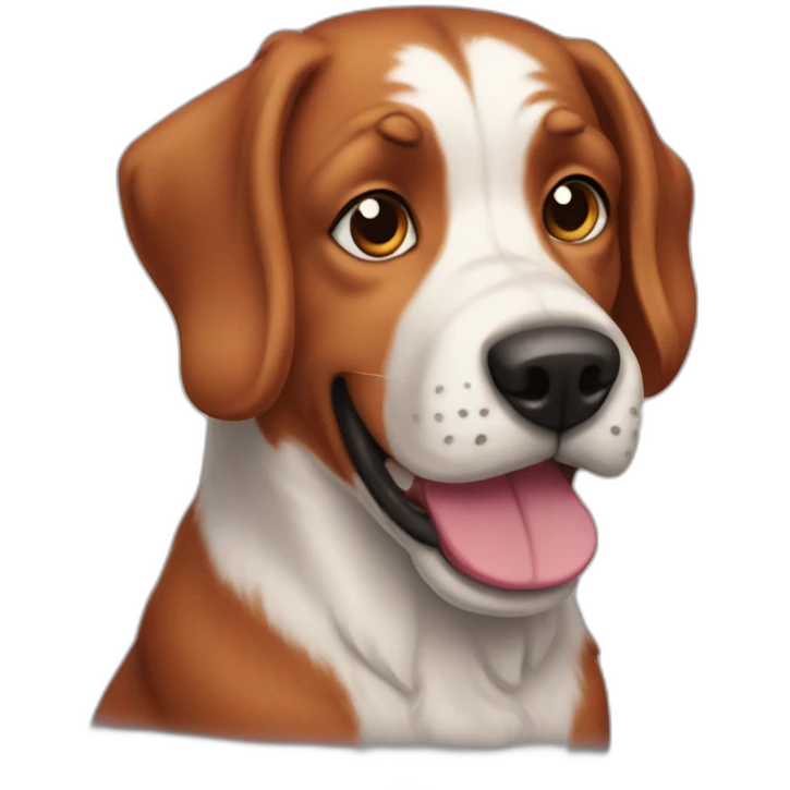 Dog like Clifford  emoji