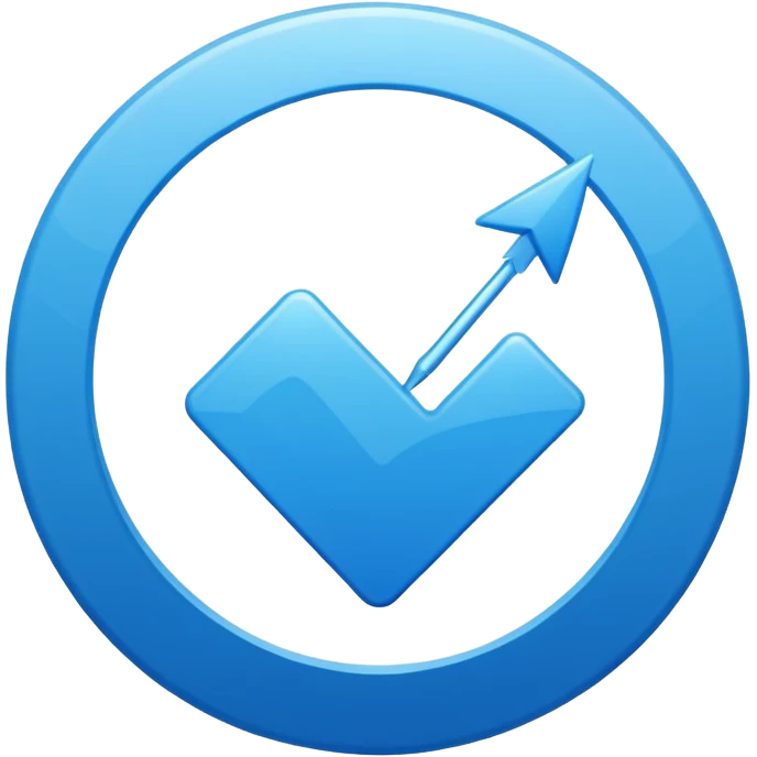 Mack a one Instagram blue tick in circle and aroows emoji