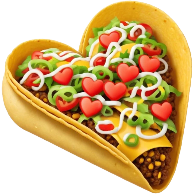 taco heart emoji