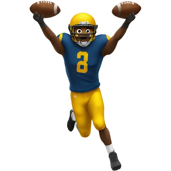 Me scoring touchdown  emoji