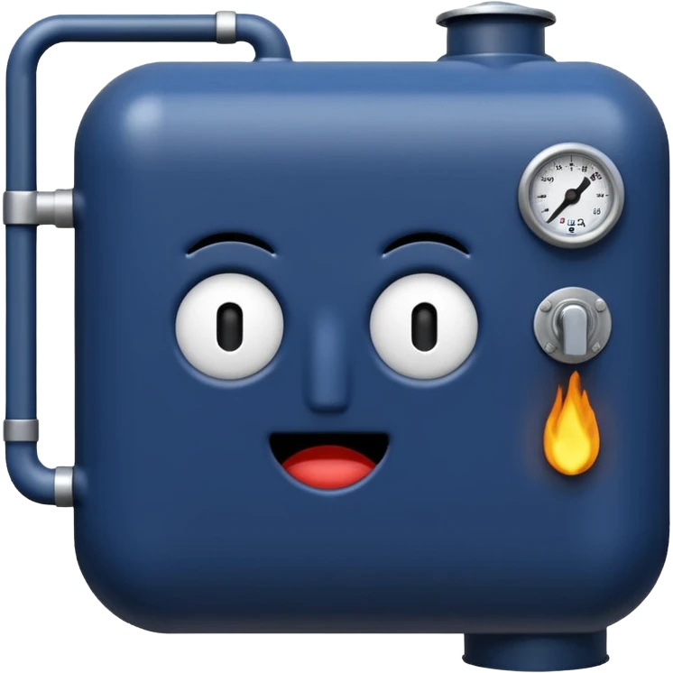 navy blue boiler emoji modern no face detailed emoji