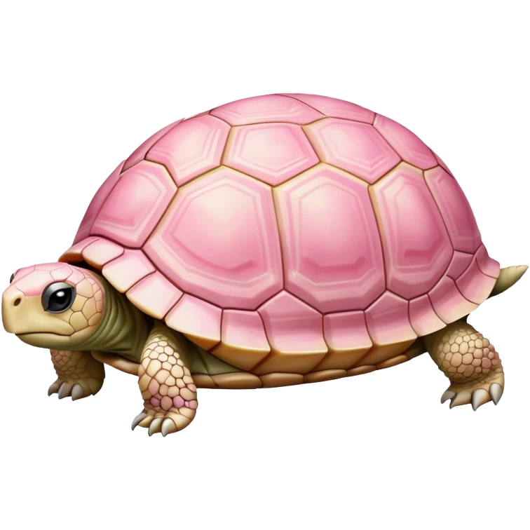 pastel pink tortoise  emoji