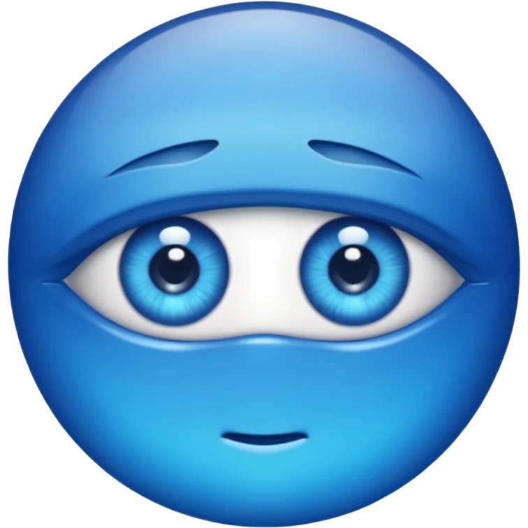 Eyes are like ocean emoji