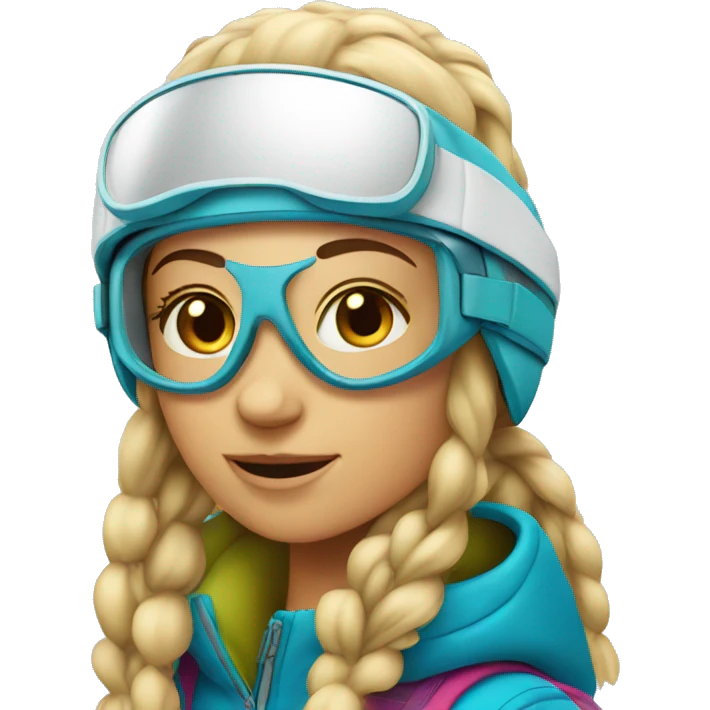 ski girl emoji