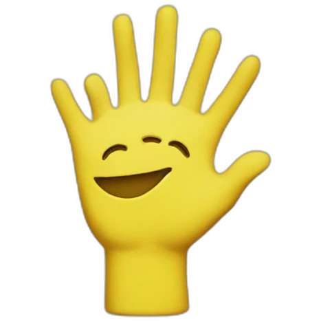yellow-face-smile-like-hand emoji
